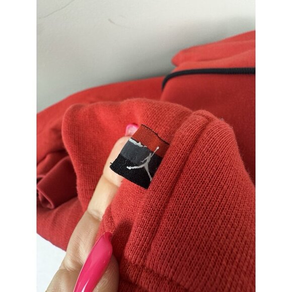 VTG Rare Jordan Red Sweatshirt XXL Gray Tag 90s Athletic Streetwear Retro Y2K - Picture 6 of 12